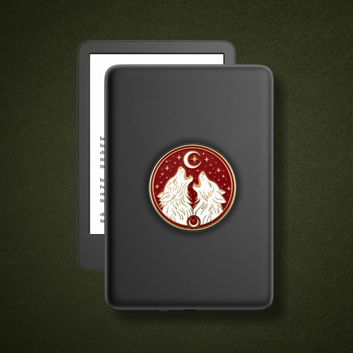 Magnetic Kindle & Phone Grip - Moonlight