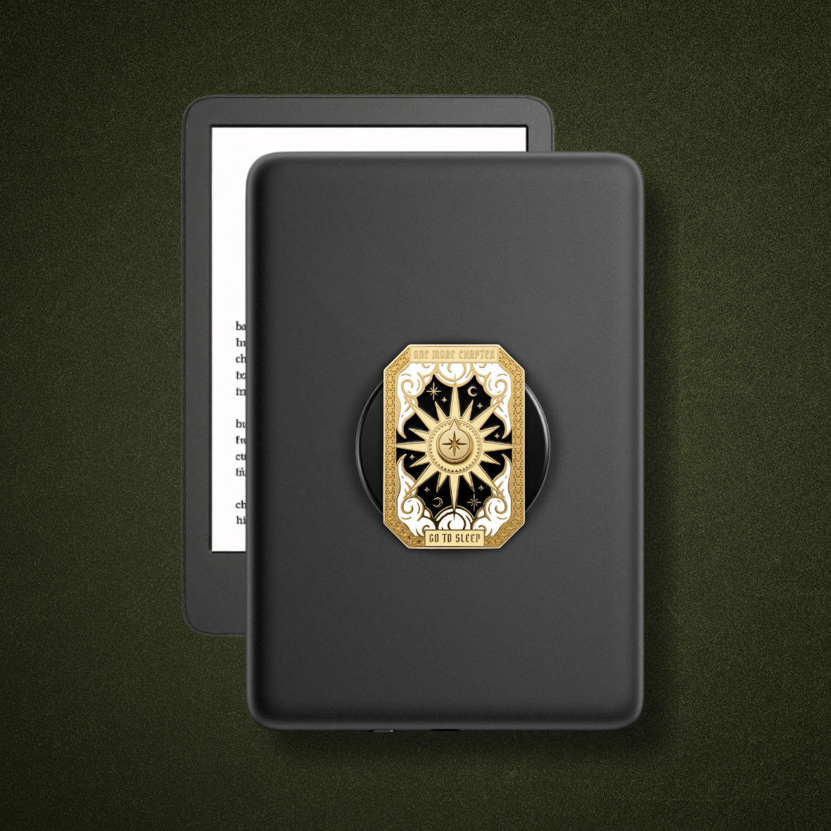 Magnetic Kindle & Phone Grip - Reading Compass