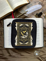 Dragonkind embroidered Kindle Paperwhite sleeve with dragon motif by Liberloom