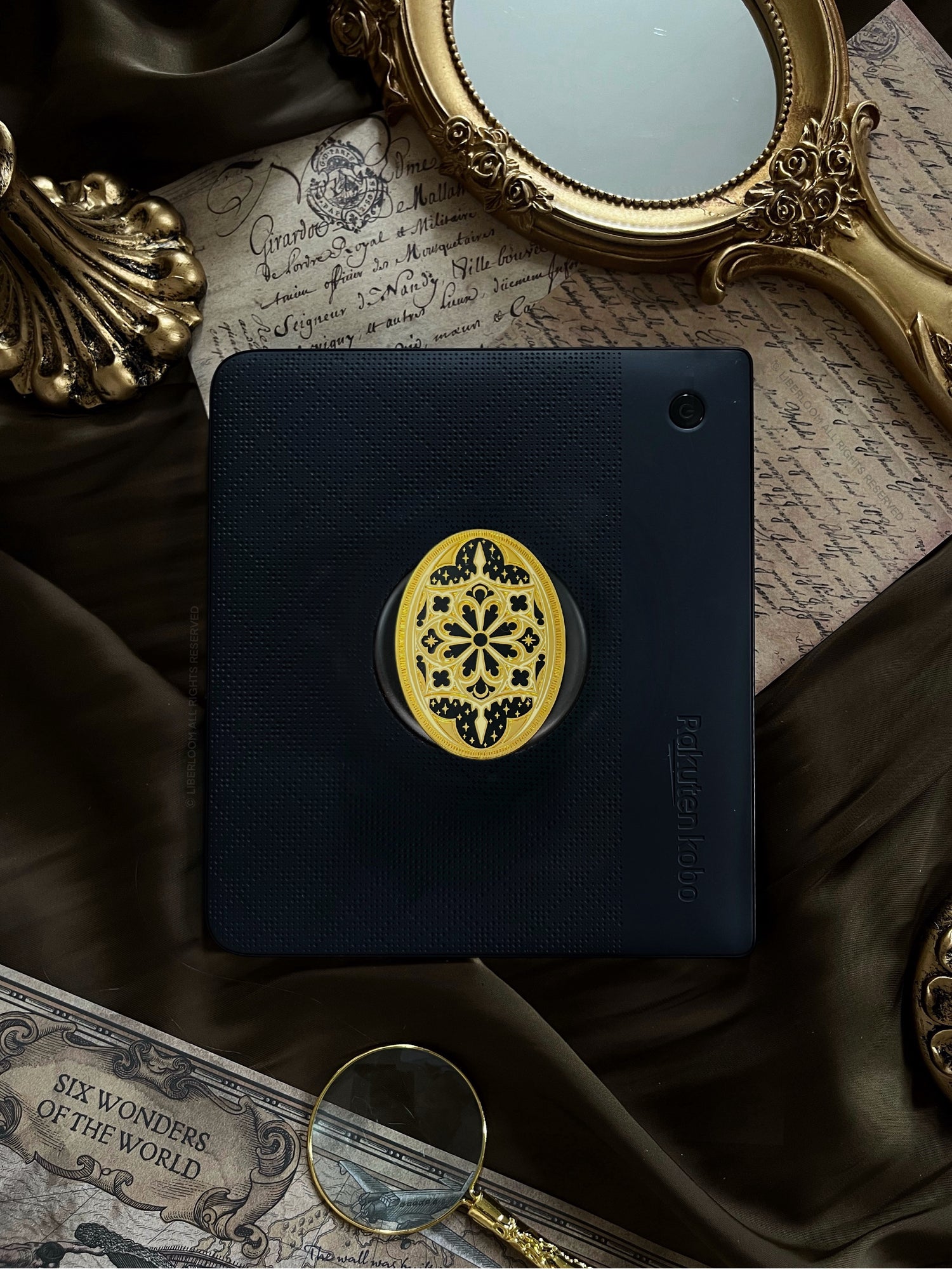 Magnetic Kindle & Phone Grip - Academia