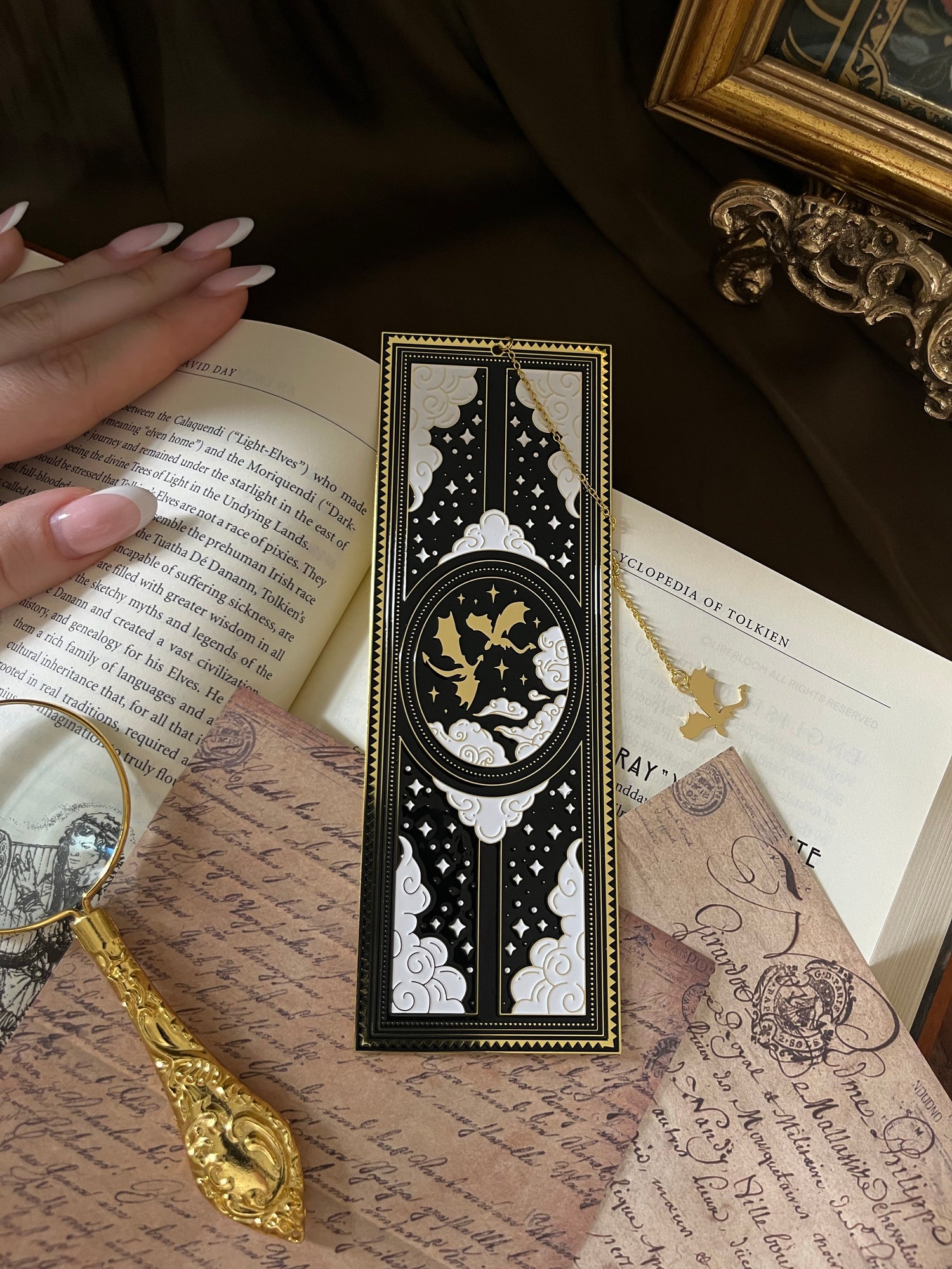 Enamel Bookmark - DragonKind