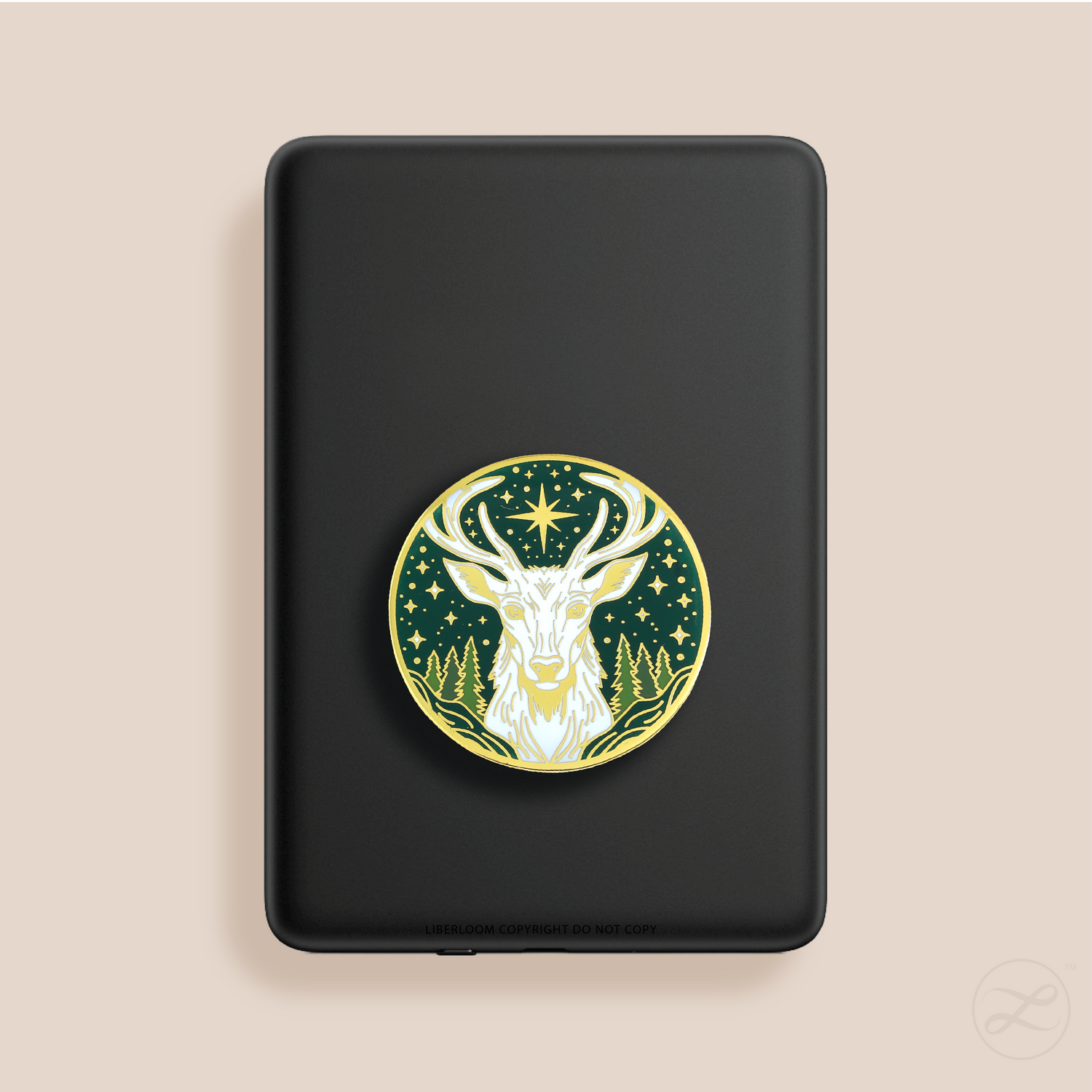 Magnetic Kindle & Phone Grip - Evergreen