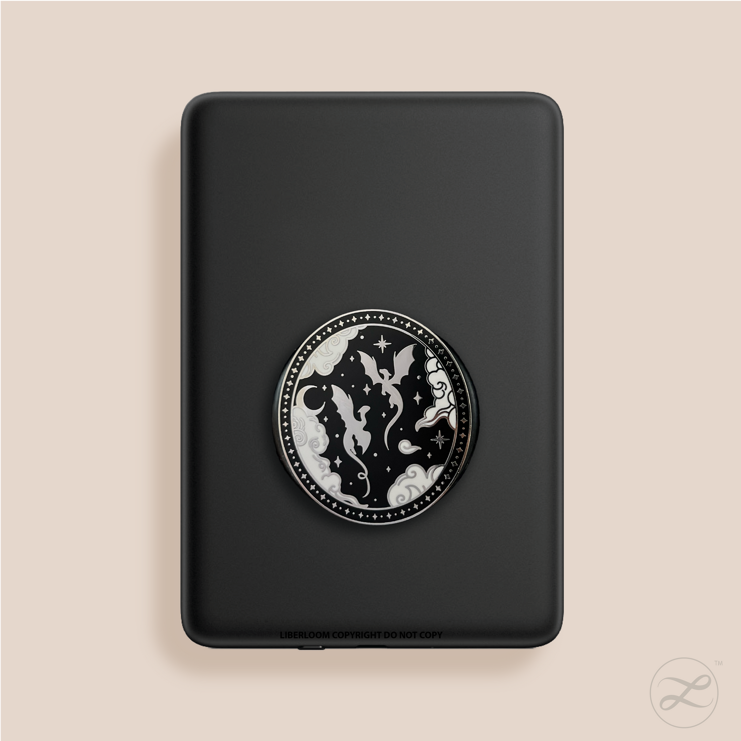 Magnetic Kindle & Phone Grip  - Moonsteel