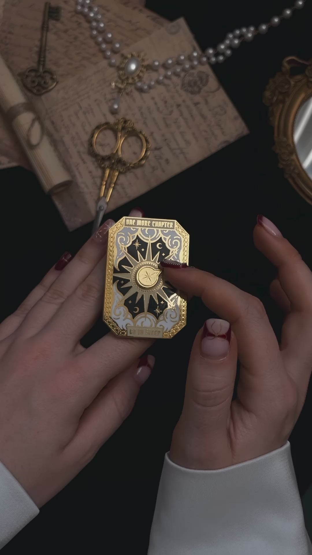 Magnetic Kindle & Phone Grip - Reading Compass